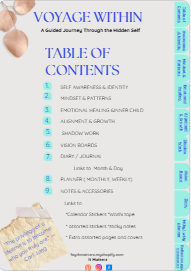 Digital Multi-Purpose Prompted Journal (167 Pages, 8 Chapters + Planner & Creative Inserts)