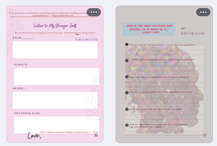 Digital Multi-Purpose Prompted Journal (167 Pages, 8 Chapters + Planner & Creative Inserts)