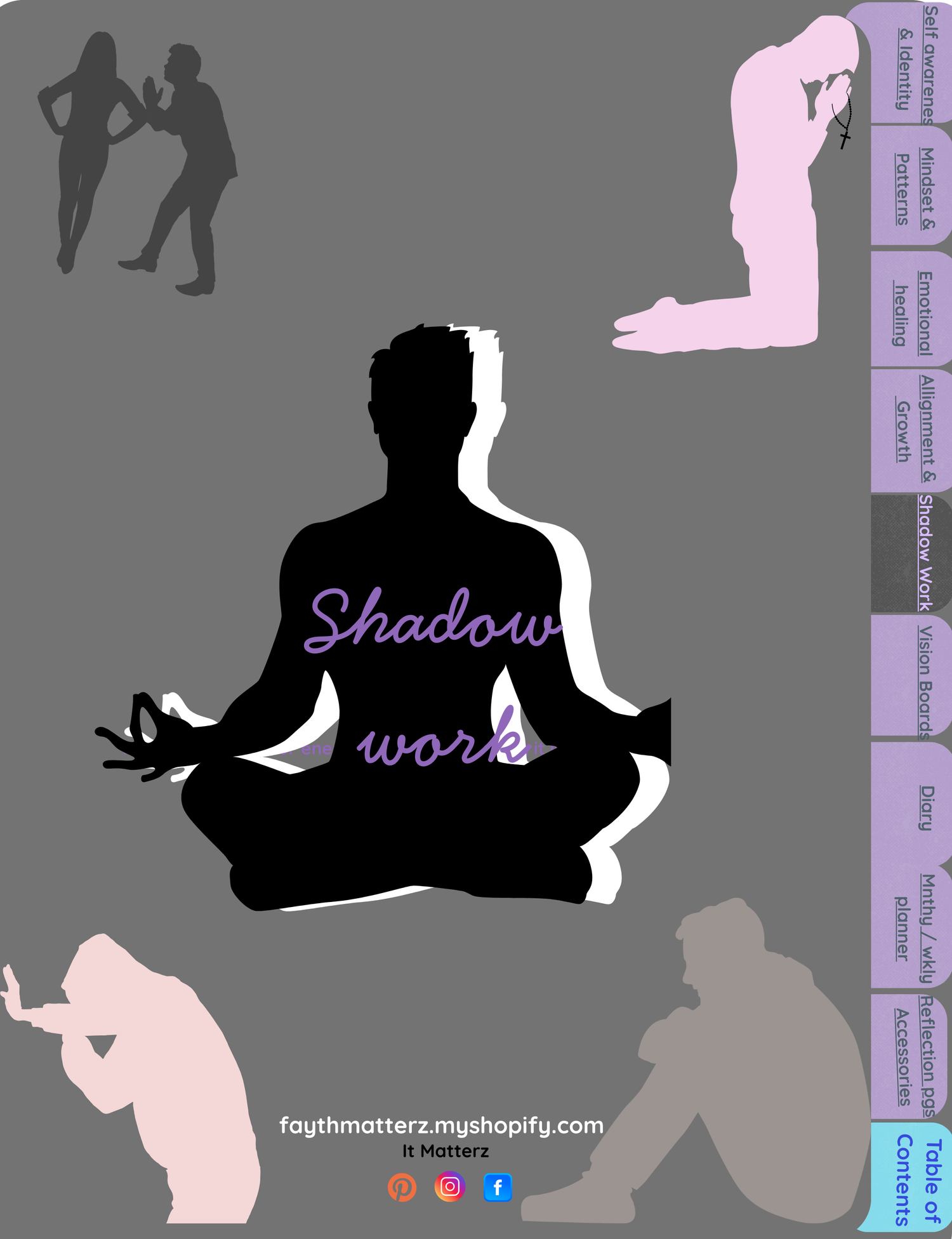 Digital Multi-Purpose Prompted Journal (167 Pages, 8 Chapters + Planner & Creative Inserts)