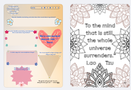 Digital Multi-Purpose Prompted Journal (167 Pages, 8 Chapters + Planner & Creative Inserts)